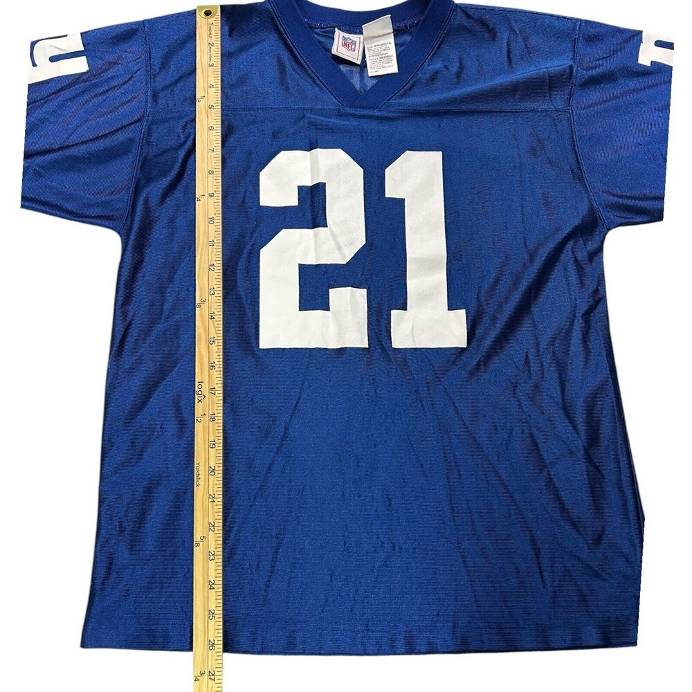 NFL Youth Giants Barber 21 Jersey Blue Boys XL 18-20 V Neck New York TIKI - Picture 7 of 11